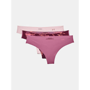 Under Armour Feh&eacute;rnemű D&aacute;msk&eacute; kalhotky Under Armour PS Thong Print (3ks)