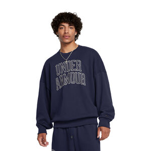 Under Armour Pulóver Férfi Under Armour UA Icon HWT Terry OS Crew-BLU pulóver