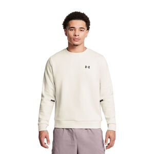 Under Armour Pulóver Férfi pulóver Under Armour UA Unstoppable Flc Crew EU-WHT