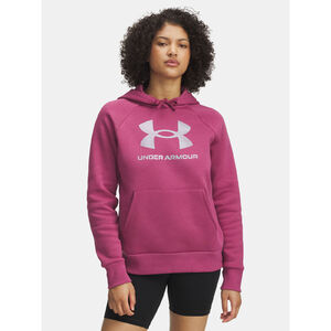 Under Armour Pulóver Nõi pulóver Under Armour UA Rival Flc Shimmer Hdy-RED