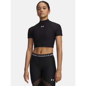 Under Armour P&oacute;l&oacute; N&otilde;i Under Armour HeatGear Crop Mock SS-BLK p&oacute;l&oacute;