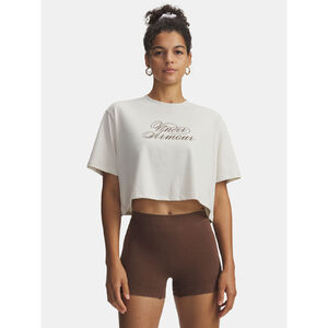 Under Armour P&oacute;l&oacute; N&otilde;i p&oacute;l&oacute; Under Armour UA W SCRIPTHEART CROP SS